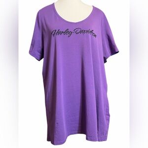Harley-Davidson Purple Short Sleeve Tee